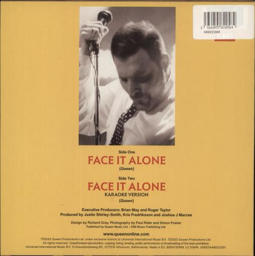 Queen Face It Alone 7" vinyl single (7 inch record / 45) UK QUE07FA865685