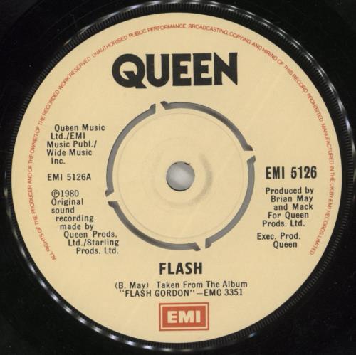 Queen Flash - 4-Pr 7" vinyl single (7 inch record / 45) UK QUE07FL07584