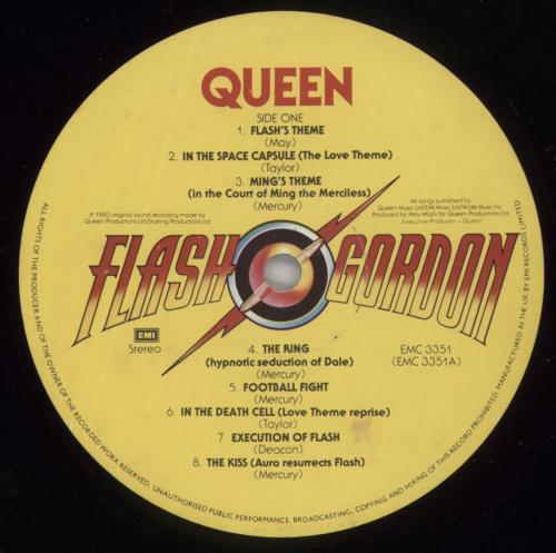 Queen Flash Gordon + Die-Cut Inner - VG sleeve vinyl LP album (LP record) UK QUELPFL875228