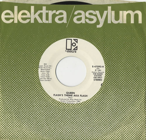 Queen Flash's Theme Aka Flash 7" vinyl single (7 inch record / 45) US QUE07FL488618