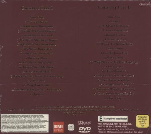 Queen Greatest Flix I & II DVD UK QUEDDGR328672