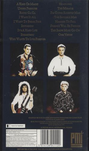 Queen Greatest Flix Ii video (VHS or PAL or NTSC) UK QUEVIGR82755