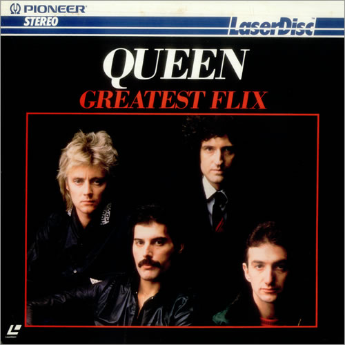 Queen Greatest Flix laserdisc / lazerdisc Japanese QUELZGR124261