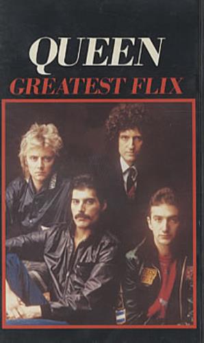 Queen Greatest Flix video (VHS or PAL or NTSC) UK QUEVIGR303534