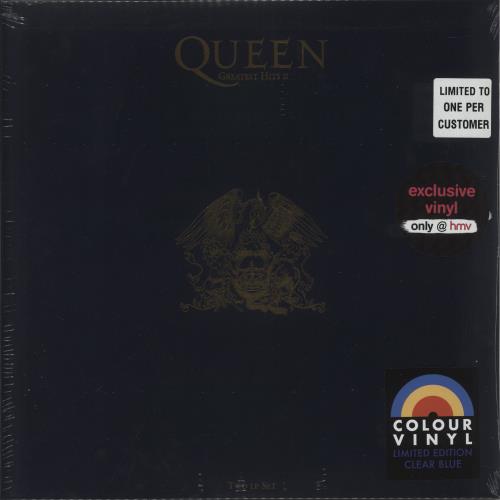 Queen Greatest Hits II - 180gm Blue Vinyl - Sealed 2-LP vinyl record set (Double LP Album) UK QUE2LGR752828