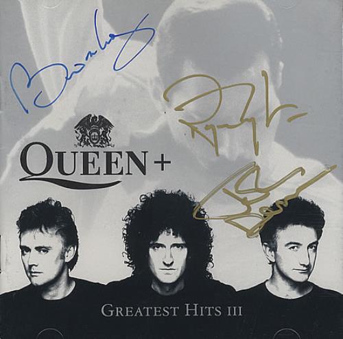 Queen Greatest Hits III - Autographed memorabilia US QUEMMGR397341
