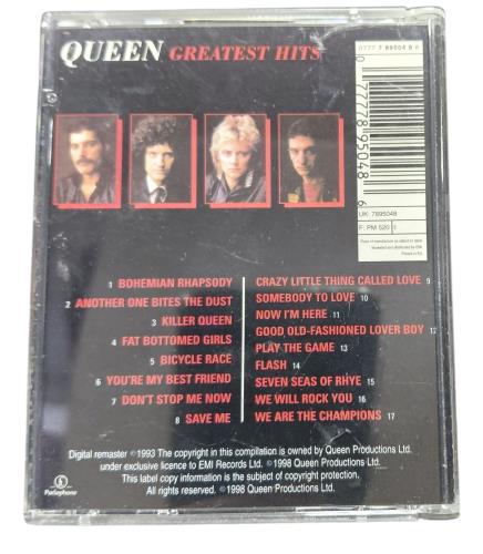 Queen Greatest Hits mini disc (MD) UK QUEMDGR613243