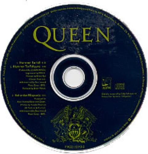Queen Hammer To Fall CD single (CD5 / 5") US QUEC5HA04518