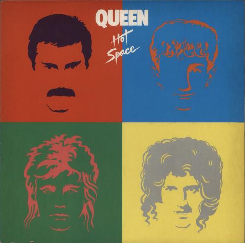 Queen Hot Space - EX vinyl LP album (LP record) US QUELPHO718884