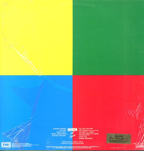 Queen Hot Space vinyl LP album (LP record) Brazilian QUELPHO235737