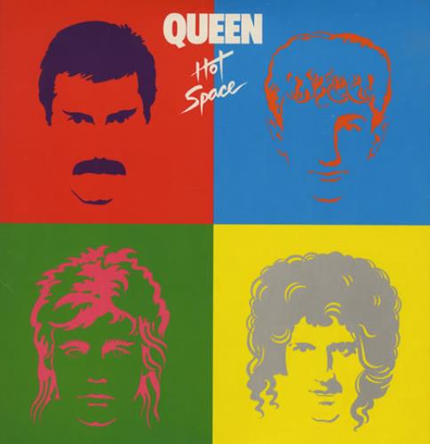 Queen Hot Space vinyl LP album (LP record) US QUELPHO47286