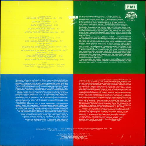 Queen Hot Space vinyl LP album (LP record) Czech QUELPHO539160