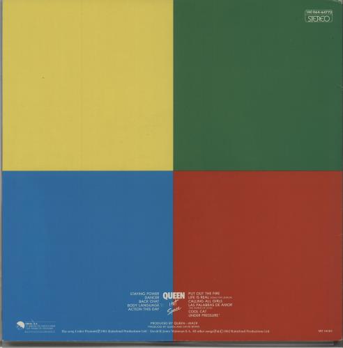 Queen Hot Space vinyl LP album (LP record) Greek QUELPHO672861