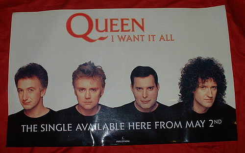 Queen I Want It All memorabilia UK QUEMMIW328658