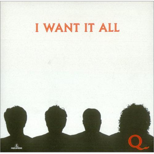 Queen I Want It All 7" vinyl single (7 inch record / 45) UK QUE07IW425422