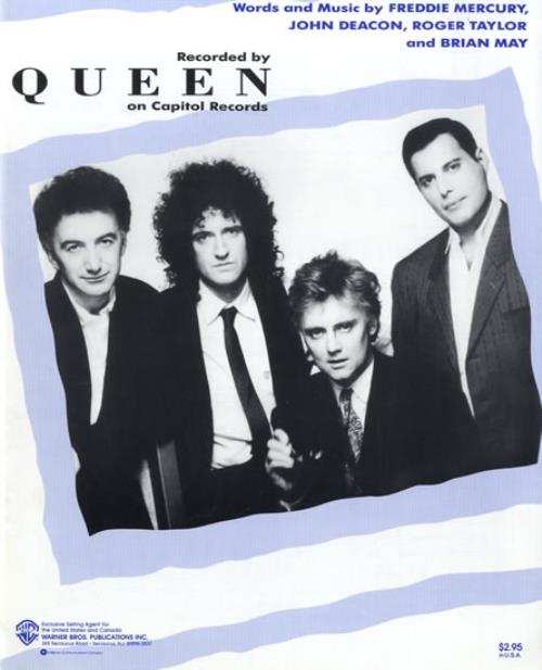 Queen I Want It All sheet music US QUESMIW577931