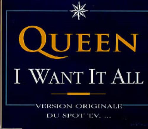 Queen I Want It All CD single (CD5 / 5") French QUEC5IW06289