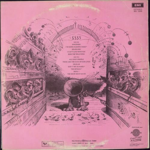 Queen Innuendo vinyl LP album (LP record) Ecuador QUELPIN793029