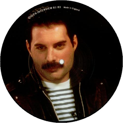 Queen Interview Picture Disc - colour 7" vinyl picture disc (7 inch picture disc single) UK QUE7PIN87118