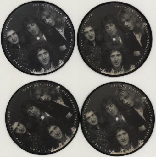 Queen Interview Picture Disc Set 7" vinyl picture disc (7 inch picture disc single) UK QUE7PIN867647