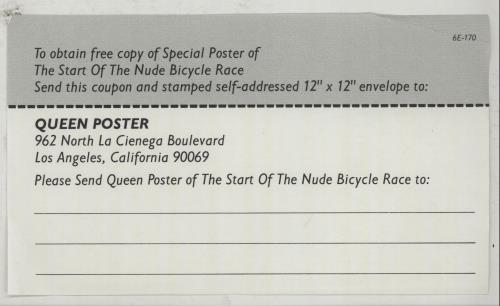 Queen Jazz + Voucher For Poster vinyl LP album (LP record) US QUELPJA556682