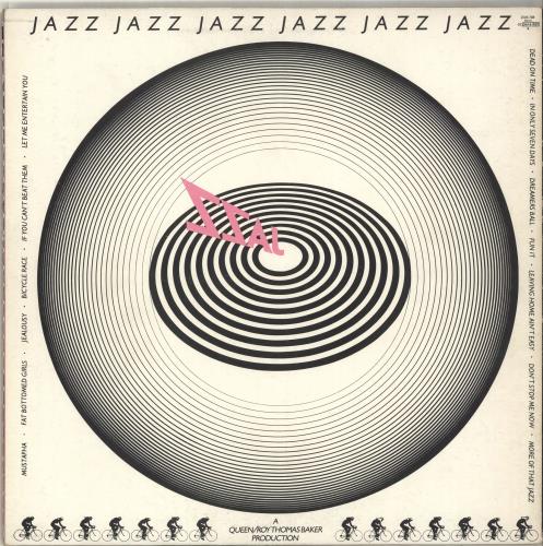 Queen Jazz - 1st + Attached Poster - EX vinyl LP album (LP record) UK QUELPJA569955