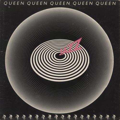 Queen Jazz - 1st + Detached Poster + Inner - VG vinyl LP album (LP record) UK QUELPJA864982