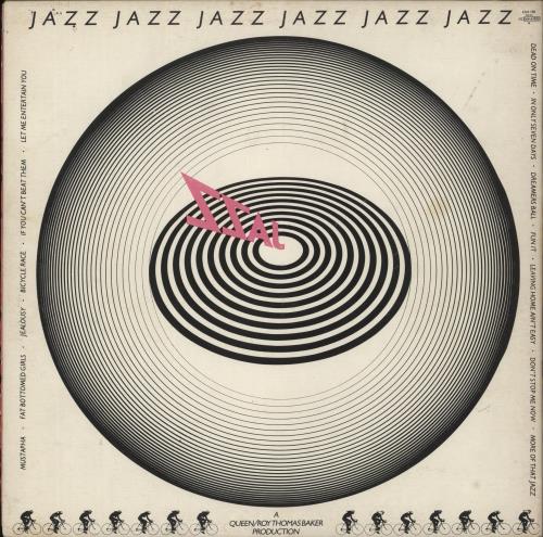 Queen Jazz - 1st + Detached Poster + Inner - VG vinyl LP album (LP record) UK QUELPJA864982