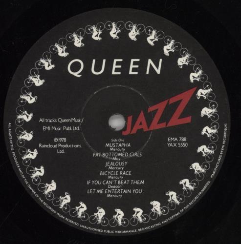 Queen Jazz - 1st + Inner - VG vinyl LP album (LP record) UK QUELPJA858215