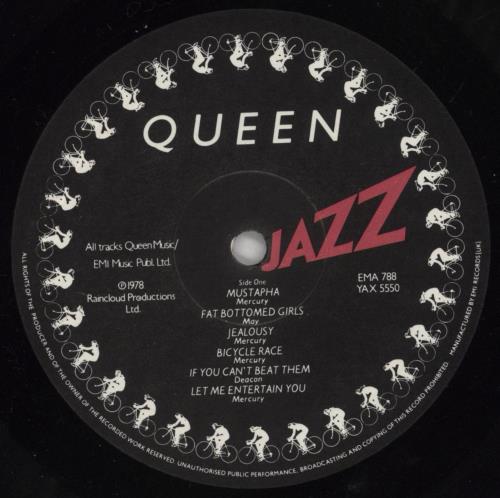 Queen Jazz - 1st + Poster - VG vinyl LP album (LP record) UK QUELPJA576668