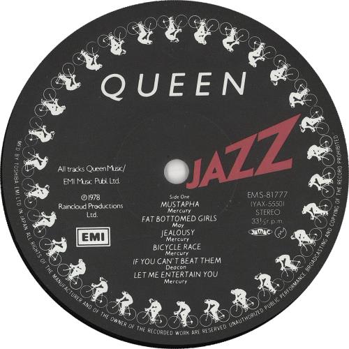 Queen Jazz - Toshiba EMI + Obi vinyl LP album (LP record) Japanese QUELPJA743625