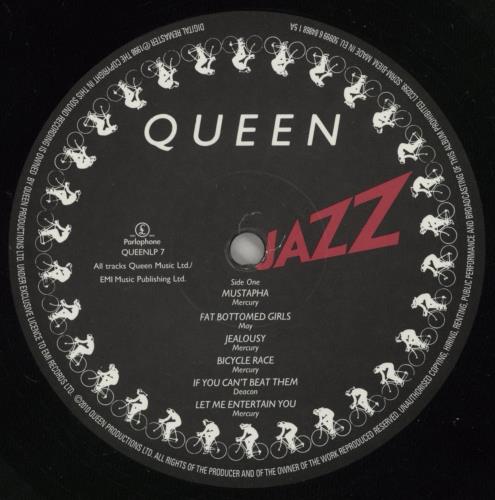 Queen Jazz vinyl LP album (LP record) UK QUELPJA513775