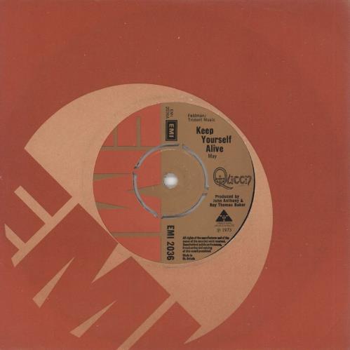 Queen Keep Yourself Alive - EX 7" vinyl single (7 inch record / 45) UK QUE07KE28970