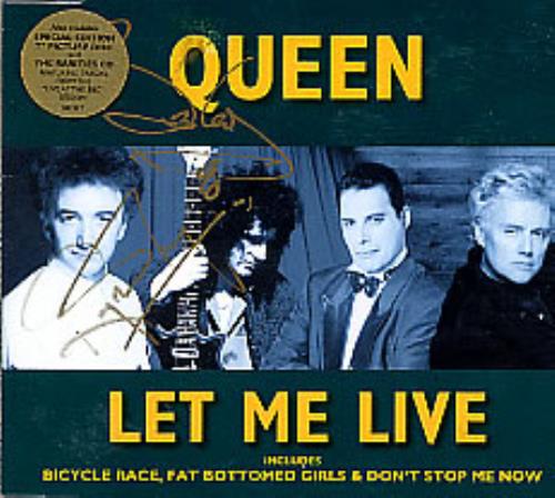 Queen Let Me Live - AUTOGRAPHED CD single (CD5 / 5") UK QUEC5LE280416