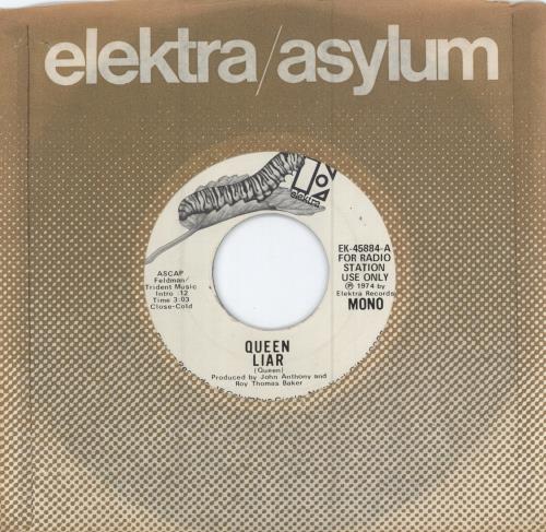 Queen Liar 7" vinyl single (7 inch record / 45) US QUE07LI785854