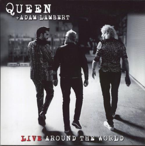 Queen Live Around The World - Black Vinyl + Booklet 2-LP vinyl record set (Double LP Album) UK QUE2LLI801271