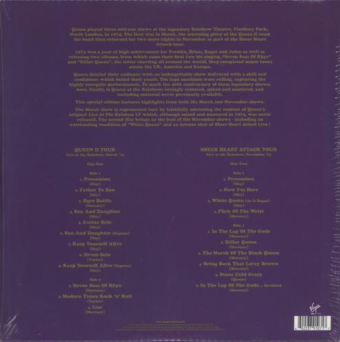 Queen Live At The Rainbow - Sealed 2-LP vinyl record set (Double LP Album) UK QUE2LLI789949