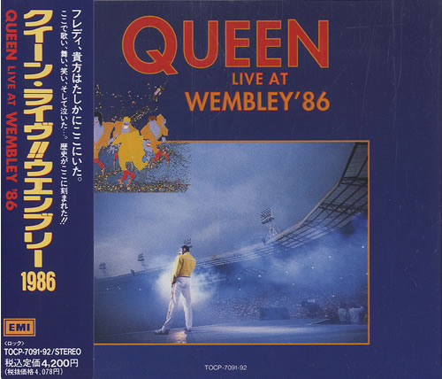 Queen Live At Wembley '86 2 CD album set (Double CD) Japanese QUE2CLI159245