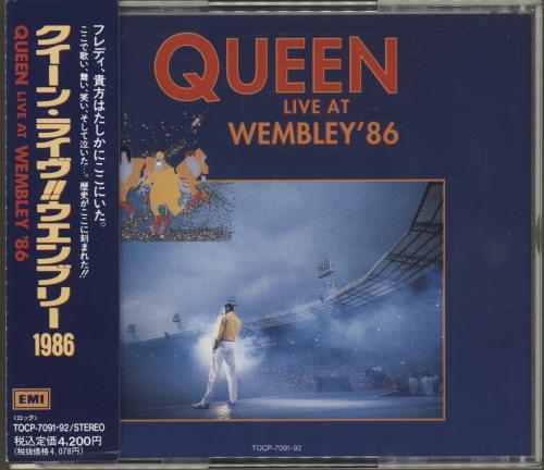 Queen Live At Wembley '86 2 CD album set (Double CD) Japanese QUE2CLI36458