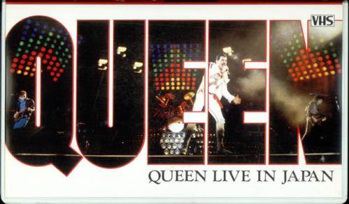 Queen Live In Japan video (VHS or PAL or NTSC) Japanese QUEVILI506583