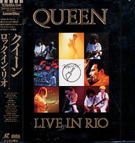 Queen Live In Rio laserdisc / lazerdisc Japanese QUELZLI214914