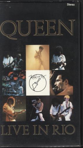 Queen Live In Rio video (VHS or PAL or NTSC) UK QUEVILI282148