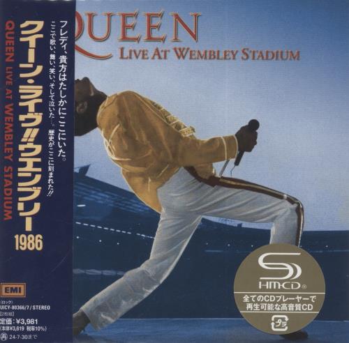 Queen Live Killers / Live At Wembley Stadium + 4 Folders SHM CD Japanese QUEHMLI859862