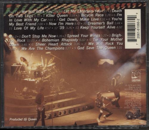 Queen Live Killers 2 CD album set (Double CD) US QUE2CLI679783