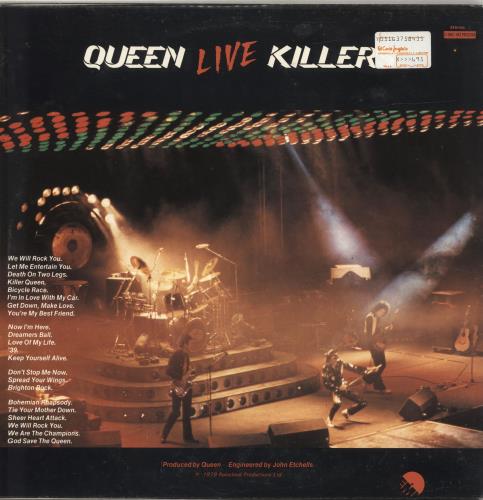Queen Live Killers 2-LP vinyl record set (Double LP Album) Spanish QUE2LLI688807