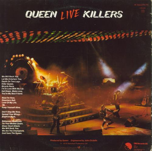 Queen Live Killers 2-LP vinyl record set (Double LP Album) Portuguese QUE2LLI799433