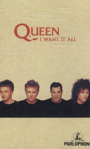 Queen Lo Quiero Todo cassette single Argentinean QUECMLO239292
