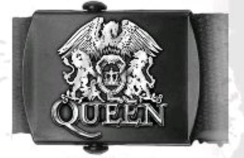 Queen Logo & Crest Web Belt memorabilia UK QUEMMLO406311