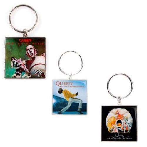 Queen Metal Keyring Set memorabilia UK QUEMMME444477