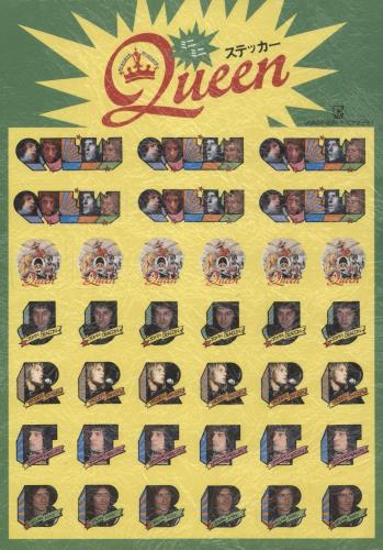 Queen News Of The World + Sticker Set vinyl LP album (LP record) Japanese QUELPNE217395